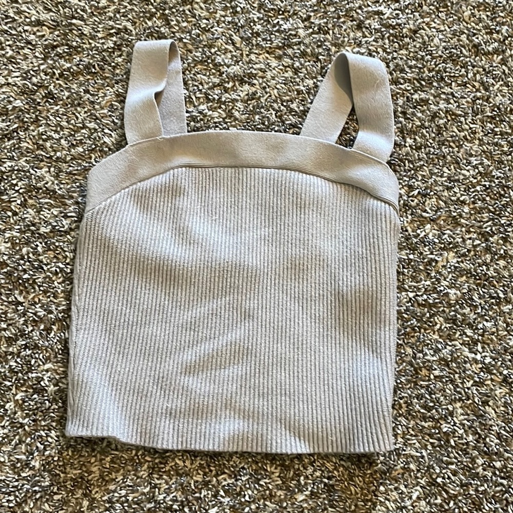 Abercrombie Ribbed Knit Tank Top